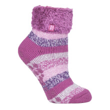 (04-Aug, HHL19) Heat Holders - Heat Holders 1 Paar Damen Bettsocken mit ABS Stopper | Antirutsch Kuschelsocken