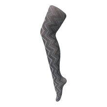 (46-52, Schwarz/Weiß weben) Sock Snob - Sock Snob - Damen 40 Den Undurchsichtige Strumpfhose | Strumpfhose Gemustert