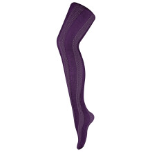 (36-42, Streifen Imperial Purple) Sock Snob - Sock Snob - Damen 40 Den Undurchsichtige Strumpfhose | Strumpfhose Gemustert