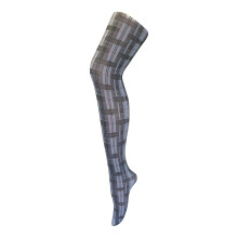 (46-52, Skye Schwarz/Weiß) Sock Snob - Sock Snob - Damen 40 Den Undurchsichtige Strumpfhose | Strumpfhose Gemustert