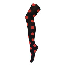 (36-42, Großer Fleck Rot) Sock Snob - Sock Snob - Damen 40 Den Undurchsichtige Strumpfhose | Strumpfhose Gemustert