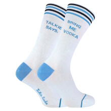 (6-11, Bring mir Wodka) Sock Snob - TALKIE SOCKS - Unisex Baumwoll Neuheit Socken Bring Me Beer & Wodka Motif