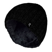 (One Size, Schwarz) Heat Holders - Heat Holders Herren Winter Beanie Gefüttert | Warm Mütze mit Fleecefutter Herren