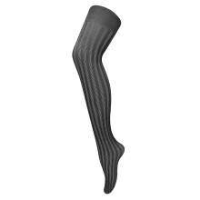 (36-42, Gerippt S/W) Sock Snob - Sock Snob - Damen 40 Den Undurchsichtige Strumpfhose | Strumpfhose Gemustert