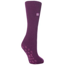 (04-Aug, Lavendel) Heat Holders - Heat Holders Damen Rutschfeste Thermosocken mit Griffen | Warme Socken