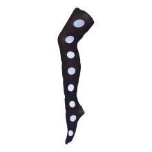 (36-42, Großer Fleck Weiß) Sock Snob - Sock Snob - Damen 40 Den Undurchsichtige Strumpfhose | Strumpfhose Gemustert
