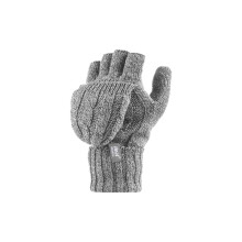 (One Size, Hellgrau) Heat Holders - Heat Holders - Damen Fingerlose Handschuhe Gestrickt Thermo Winter - 2.3 Tog