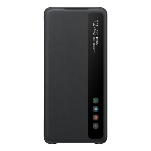 Official Samsung Galaxy S20+ / S20+ Plus 5G Clear View Cover Case Flip Cover - Black