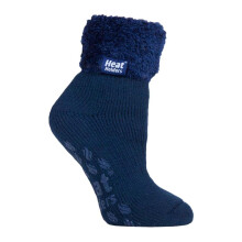 (4-8, HHL09) Heat Holders - Heat Holders Damen Bettsocken mit ABS Stopper | 1 Paar Antirutsch Kuschelsocken