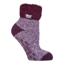 (37-42, HHL14) Heat Holders - Heat Holders 1 Paar Damen Bettsocken mit ABS Stopper | Antirutsch Kuschelsocken