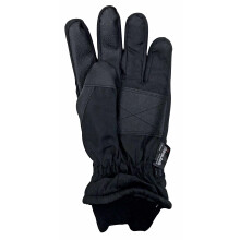 (M-L, Schwarz) Thinsulate - Thinsulate - Herren 3M Outdoor Warme Wasserdicht Skihandschuhe mit Handschlaufe