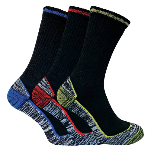 (6-11, BWS) Sock Snob - 6 Pairs Mens Ladies Summer Cotton Bamboo Work Socks