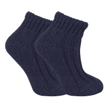 (04-Aug, Marine) Sock Snob - Sock Snob - Norweger Socken Stricken für Winter | Kurze Wollsocken Bunt Damen
