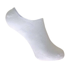 (04-Jul, Weiß) Sock Snob - 6er Pack Damen Bambus Unsichtbar Sneaker Socken | Füßlinge mit Silikon Ferse