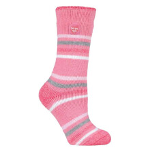 (4-8, Ich liebe dich, Mama) Heat Holders - Heat Holders - Kuschelsocken Damen Geschenk | Gestreift Socken für Mama und Oma