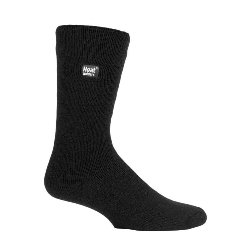 (6-11 UK, Black) Ultra Lite - Mens 1.0 TOG Lightweight Casual Thermal Dress Socks-image-OPC-P5RDTTR-NEW
