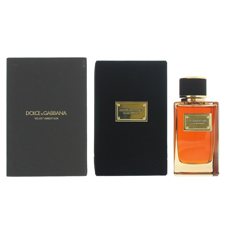 Dolce & Gabanna Velvet Amber Sun Eau De Parfum 150ml Spray For Mens