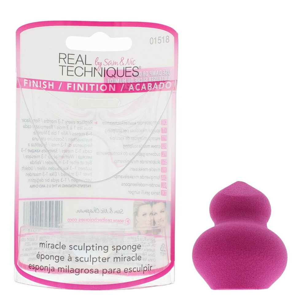 Real Techniques Miracle Sculpting Sponge, Pack of 1