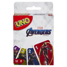 UNO-Avengers Card Game (MTTGDJ80) - Avengers-Themed UNO with Infinity Gauntlet Wild Card for Family Game Night