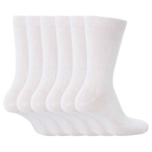 (9-12 K, Weiß) Sock Snob - Sock Snob - 6er Pack Kuschelsocken Kinder Baumwolle für Jungen und Mädchen