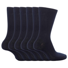 (04-Jun, Marine) Sock Snob - Sock Snob - 6er Pack Kuschelsocken Kinder Baumwolle für Jungen und Mädchen