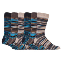 (06-Nov, Bangkok) Sock Snob - Sock Snob - 6er Pack Herren Baumwolle Socken Gestreift | Socken Bunt Muster