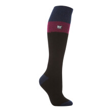(04-Aug, Schwarz / Fuchsia) Heat Holders - Heat Holders Thermo Skisocken Damen | Dicke Socken Bunt Gestreift Warm