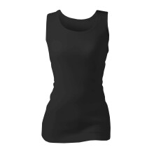 (L, Schwarz) Heat Holders - Heat Holders - Thermo Unterhemd Damen Ärmellos | Baumwolle Innenfleece Unterhemd