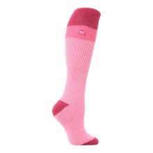 (04-Aug, Hellrosa / Himbeere) Heat Holders - Heat Holders Thermo Skisocken Damen | Dicke Socken Bunt Gestreift Warm