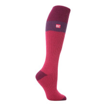 (04-Aug, Himbeere / Fuchsia) Heat Holders - Heat Holders Thermo Skisocken Damen | Dicke Socken Bunt Gestreift Warm