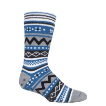 (06-Nov, Grau / Denim) Heat Holders - Heat Holders Herren Thermo Winter Stopper Kuschelsocken Antirutsch mit Abs Sohle
