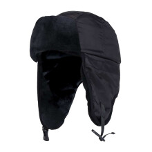 (S/M, Schwarz) Heat Holders - Heat Holders Herren Warme Winter Fliegermütze Gefüttert Wasserdicht