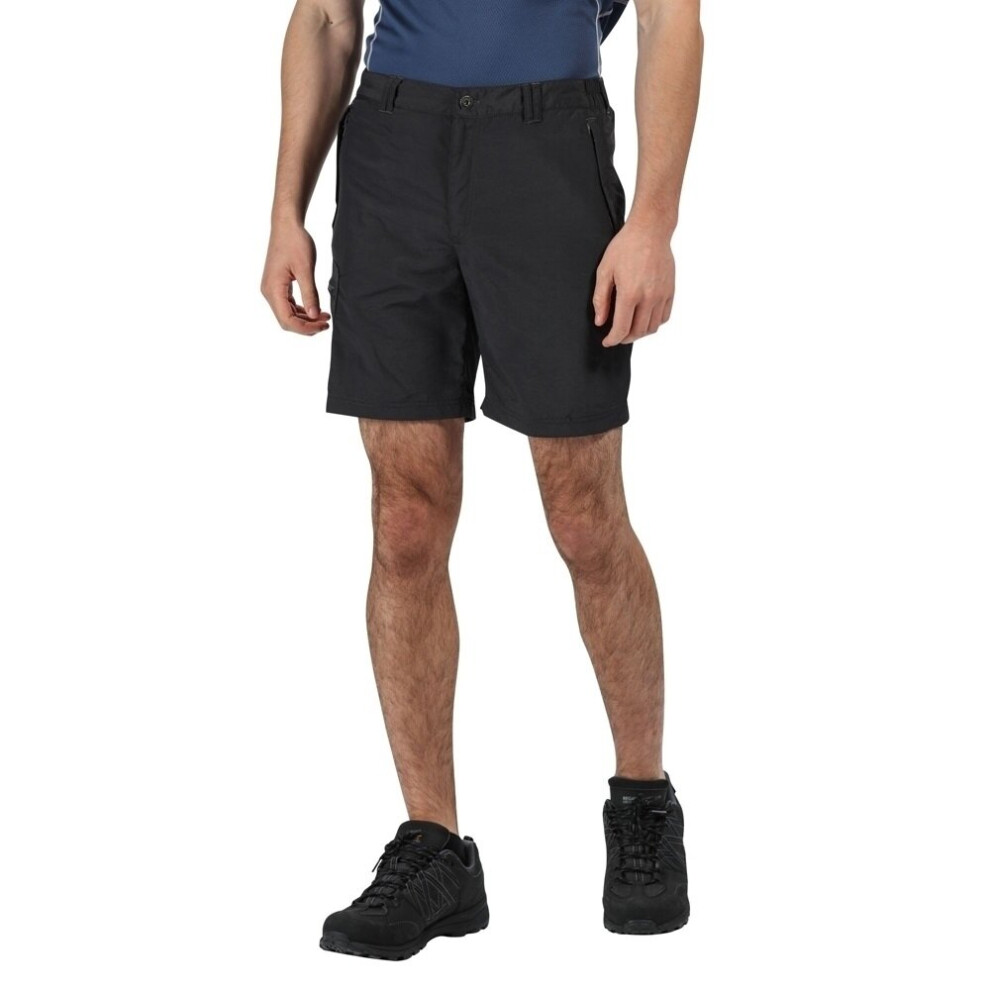 (30in, Ash) Regatta Mens Leesville II Walking Shorts