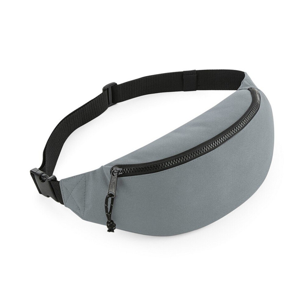 Bagbase (One Size, Pure ) Unisex Recycled Belt Bag Grey