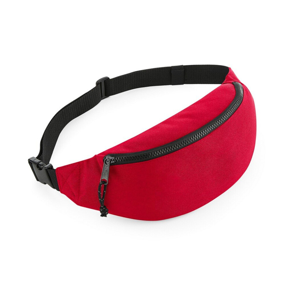Bagbase (One Size, Classic ) Unisex Recycled Belt Bag Red