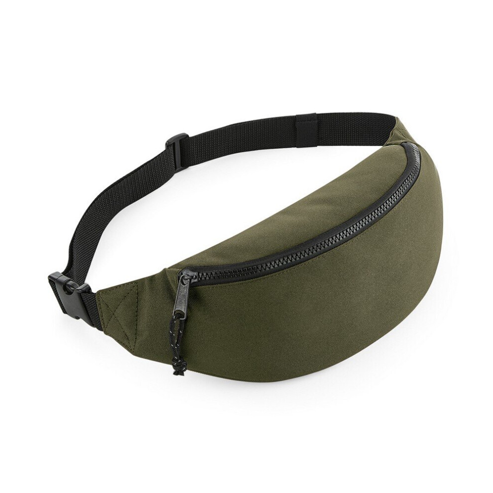 Bagbase (One Size, Military ) Unisex Recycled Belt Bag Green