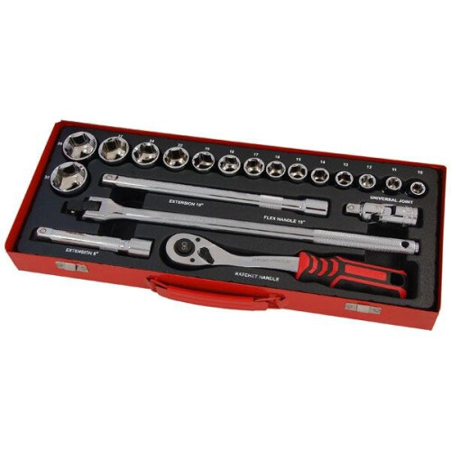 Neilsen Neilsen Socket and Bit Set - 20 pieces 1/2in.Dr CT2776