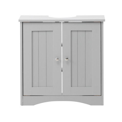 Timber Art Design UK Bathroom Sink Cabinet Under Basin Vanity Storage Cupboard Unit Grey 2