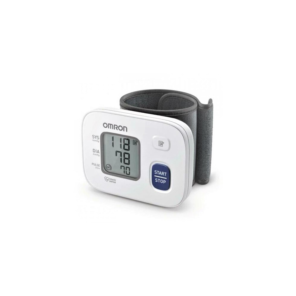 NEW OMRON RS2 HEM-6161 INTELLISENSE AUTOMATIC BLOOD PRESSURE MONITOR