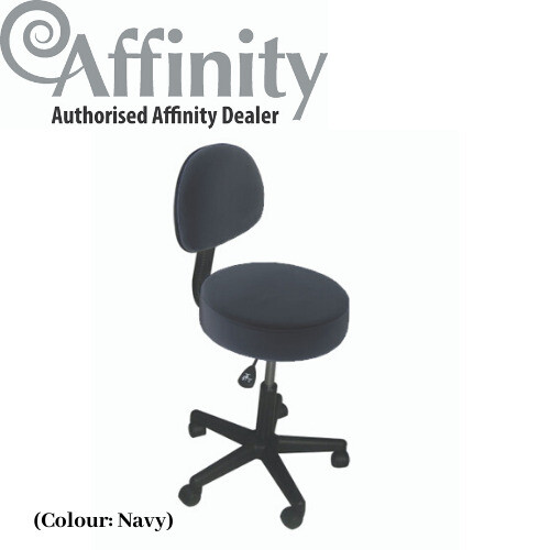(Navy) Affinity Backrest Stool
