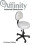 (White) Affinity Backrest Stool 1