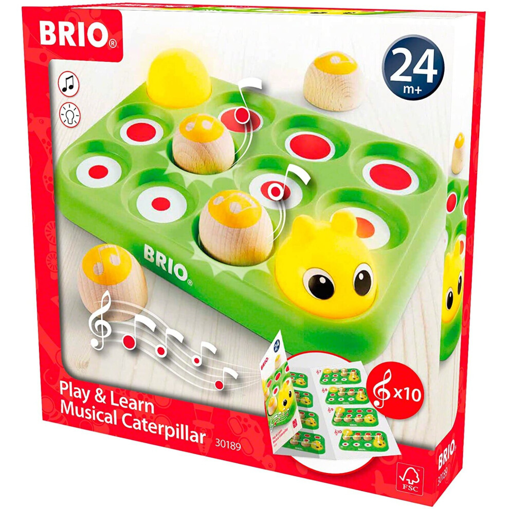 BRIO Infant and Toddler Play and Learn Musical Caterpillar