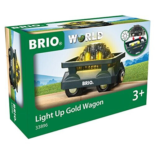 Brio BRIO - 33896 - VALOVA KULJETUSVAUNU - Lasten junalelu