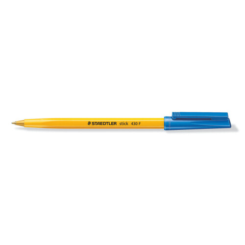 Staedtler 430 stick ballpoint pen fine blue