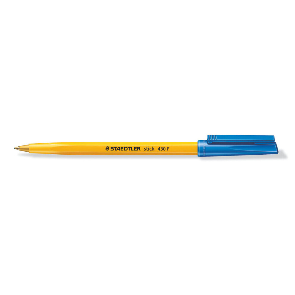 Staedtler 430 Stick Ballpoint Pen Fine Blue