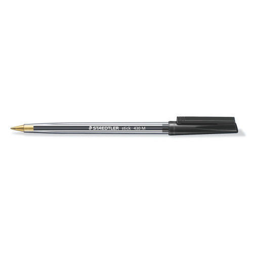 Staedtler 430 stick ballpoint pen medium black