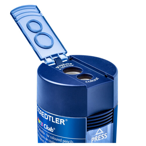 Staedtler Double hole tub sharpener Noris round design 2