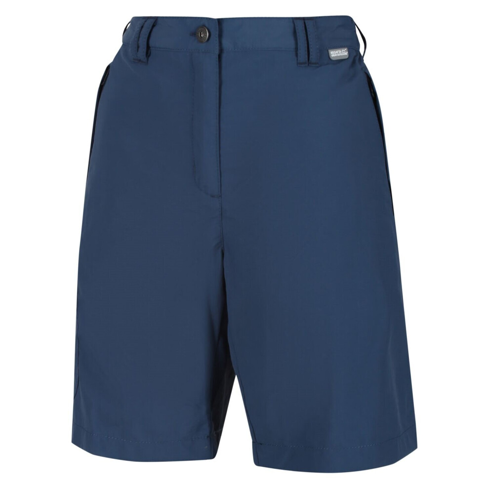 (18 UK, Dark Denim) Regatta Womens/Ladies Chaska II Walking Shorts