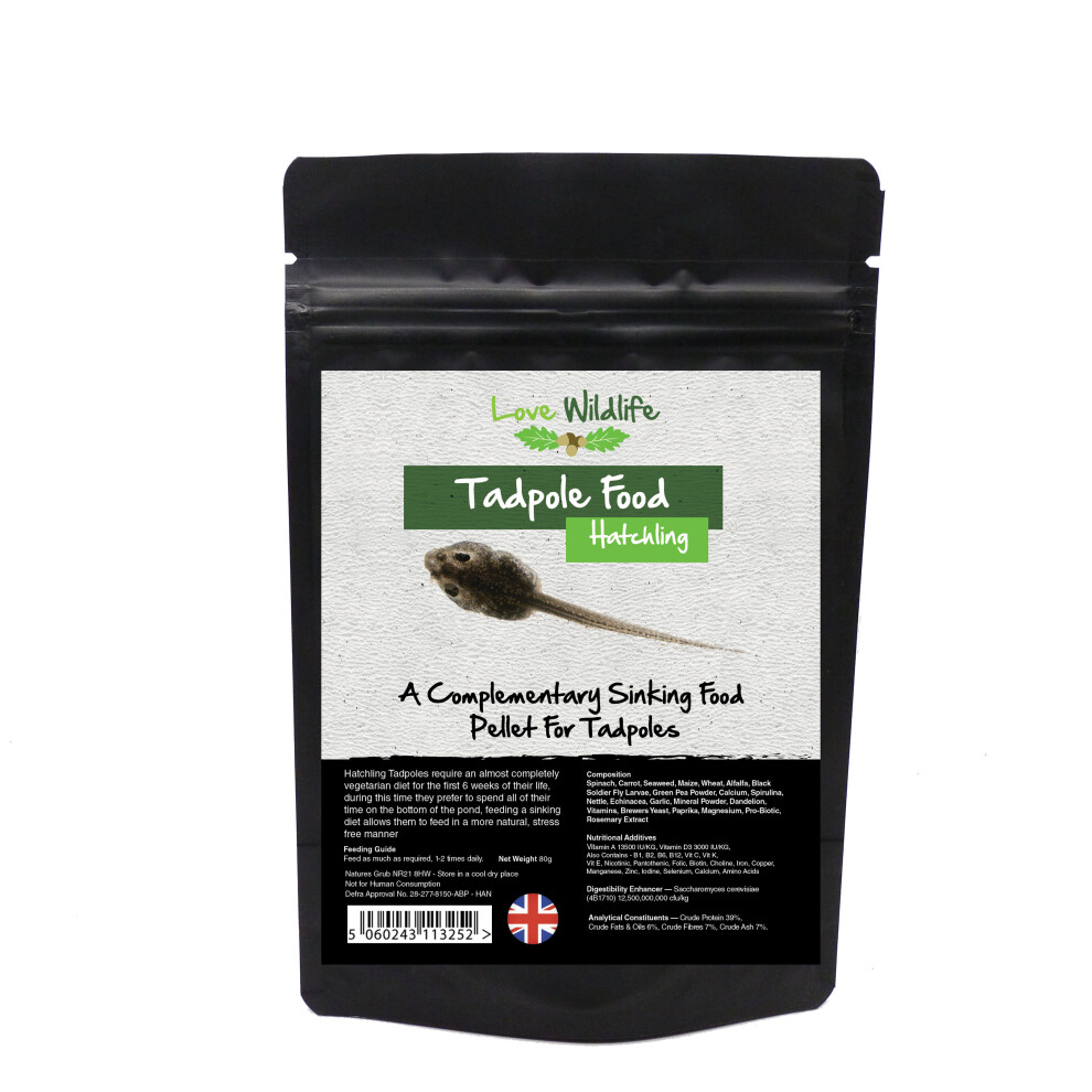 Love Wildlife Tadpole Food 80g - Hatchling