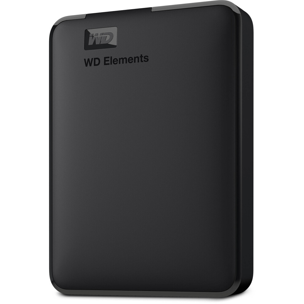 Wd 5TB Elements Hard Disk Esterno Portatile, Usb 3.2 Gen 1 Superspeed/Usb 3.0, Espandibilità Plug-And-Play, Formatto Per Windows, Nero-image